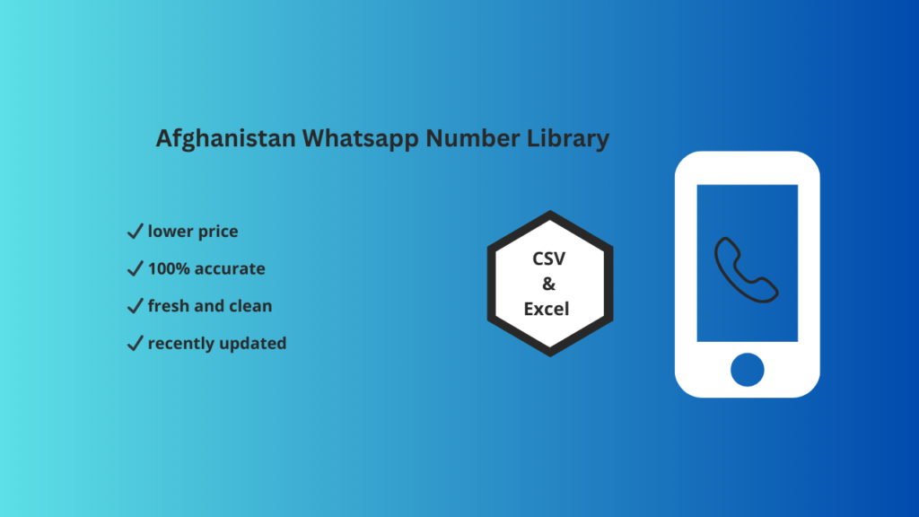 Afghanistan Whatsapp Number Library